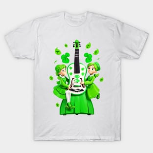 Feel the Rhythm of Traditional St. Patrick's Day Music T-Shirt